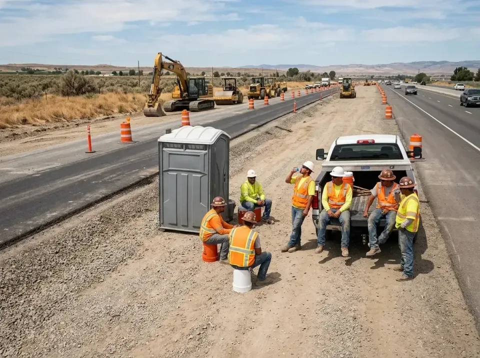 highway-road-construction-crew-007 — frequently asked questions, Porta Potty and Restroom Rentals in Wyndham, VA